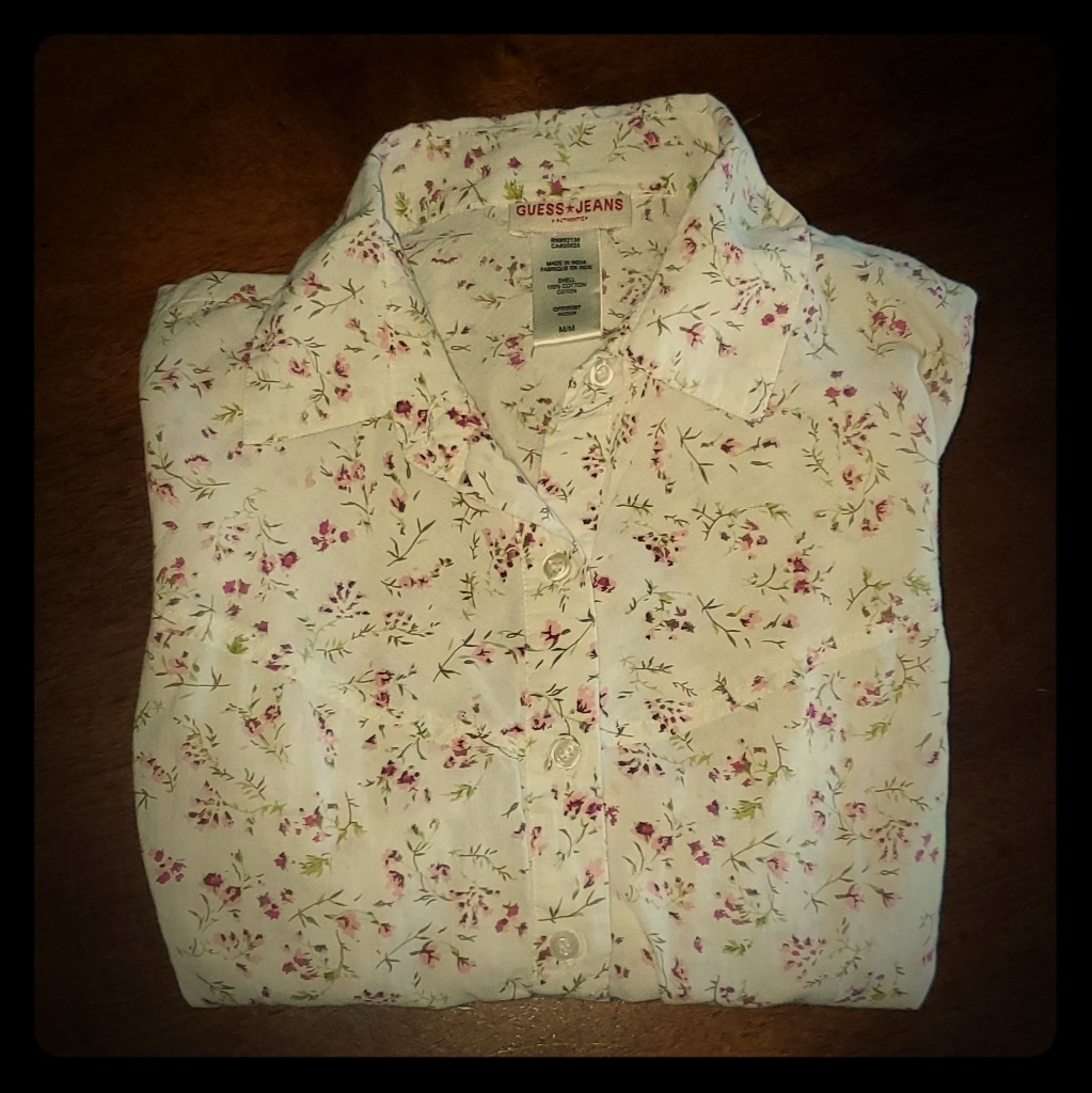 Euc Guess Button Down.